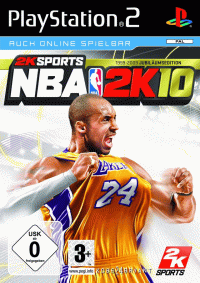NBA 2k10 PAL Playstation 2 PAL box art